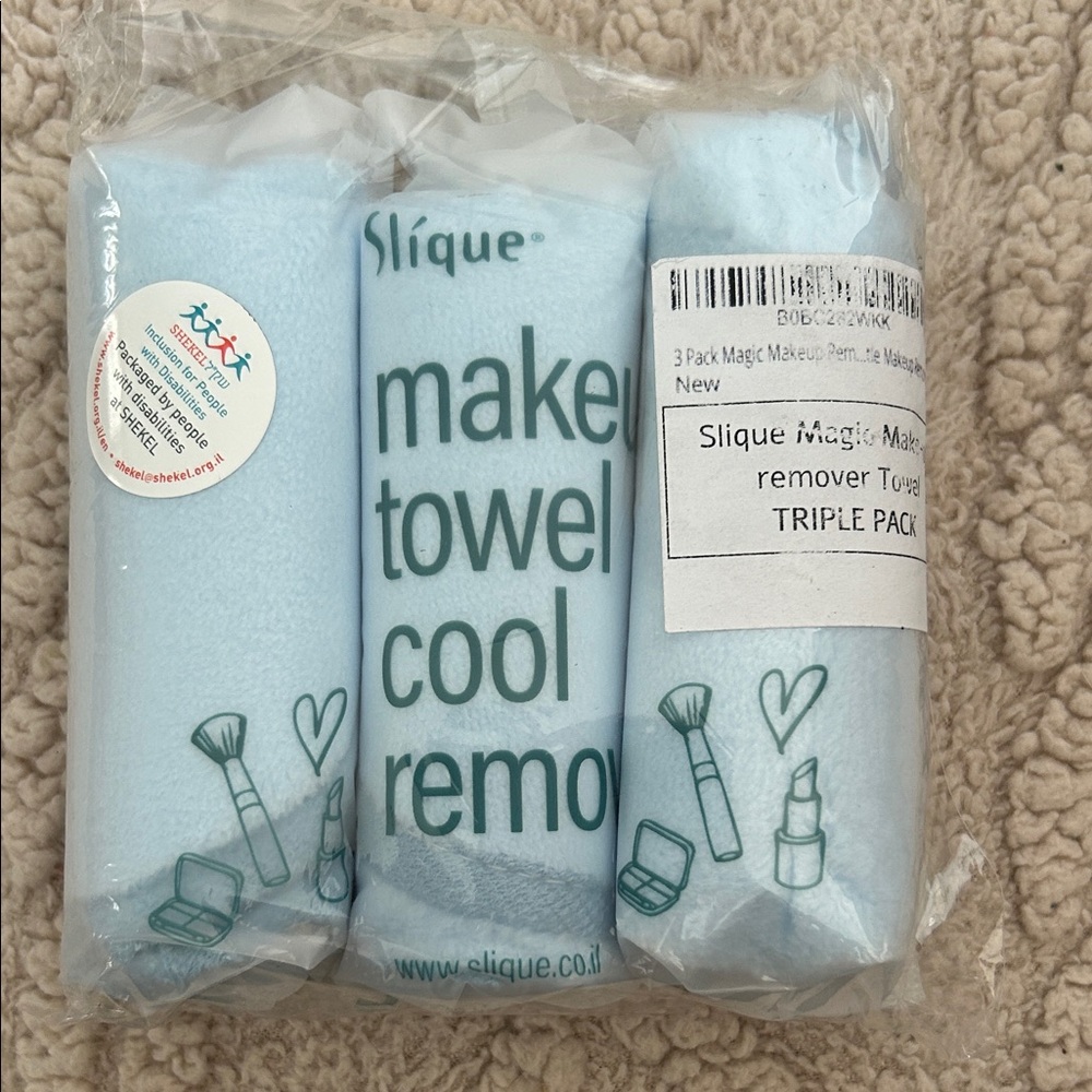 Blue Makeup Remover Towels - Triple Pack